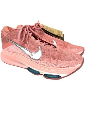 Nike Air Zoom GT Hustle 3 Basketball Shoes Sneakers 8 Red Stardust FV5953-602 Gy